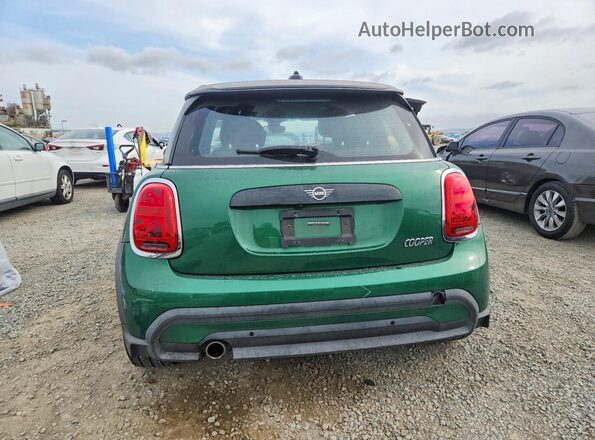 WMW33DH01N2P87033 2022 MINI COOPER Green Rear view