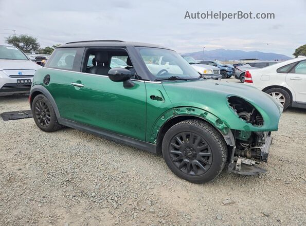 WMW33DH01N2P87033 2022 MINI COOPER Green Front right