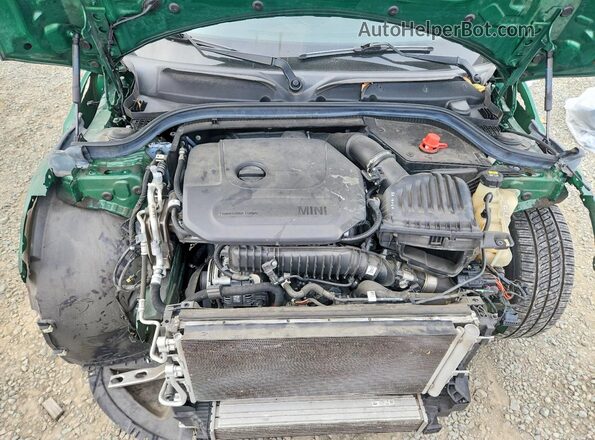 WMW33DH01N2P87033 2022 MINI COOPER Green Rear interior view