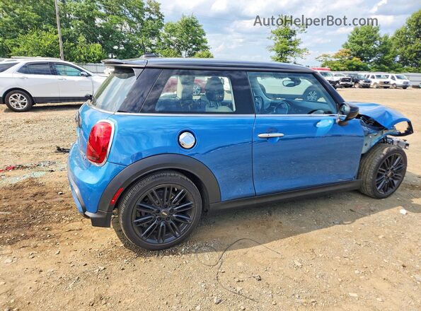 WMW53DH00P2T76928 2023 MINI COOPER Синий Задняя правая четверть