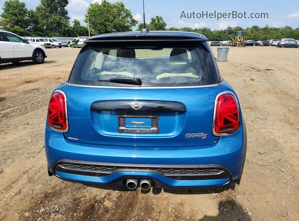 WMW53DH00P2T76928 2023 MINI COOPER Синий Вид сзади