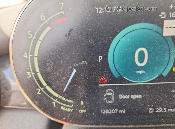 WMW53DK08N2R12675 2022 MINI COOPER Black Вид щитка приладів