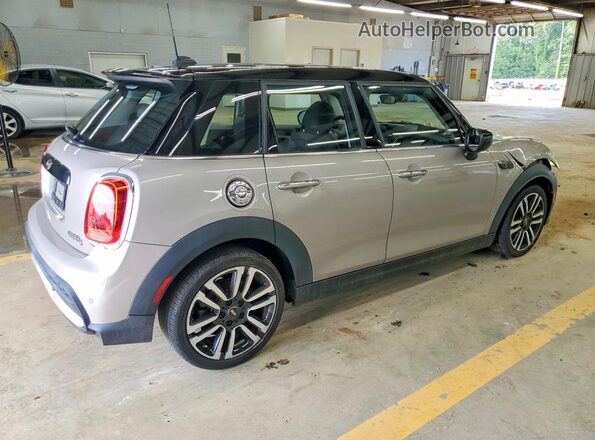 WMW53DK09N2P89288 2022 MINI COOPER Gray Trasero derecho