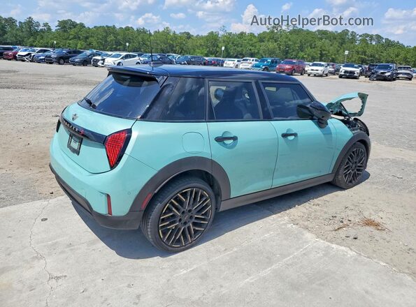 WMW53GD04S2W47800 2025 MINI COOPER Turquoise Հետևի աջ