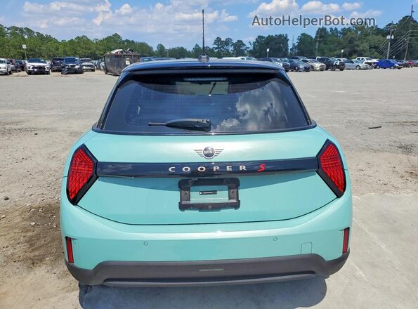 WMW53GD04S2W47800 2025 MINI COOPER Turquoise Հետևի տեսք