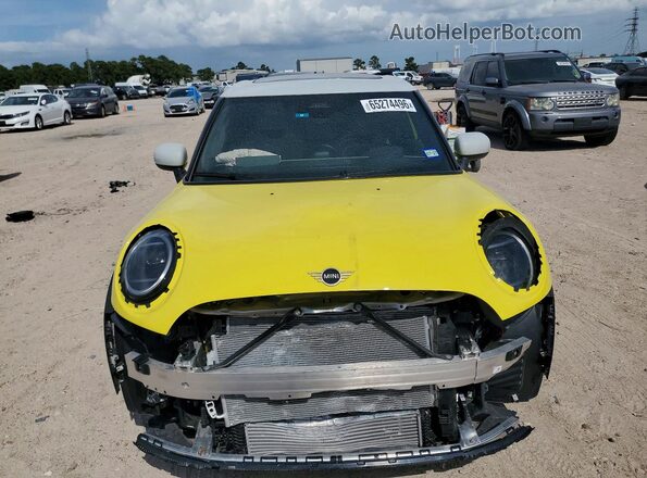 WMW53GD0XS2X54477 2025 MINI COOPER Yellow Widok z przodu