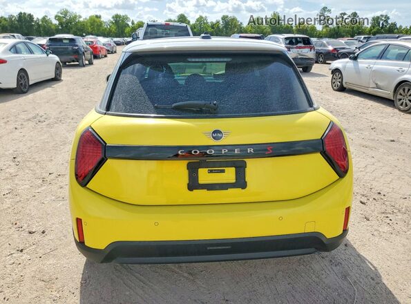 WMW53GD0XS2X54477 2025 MINI COOPER Yellow Widok z tyłu