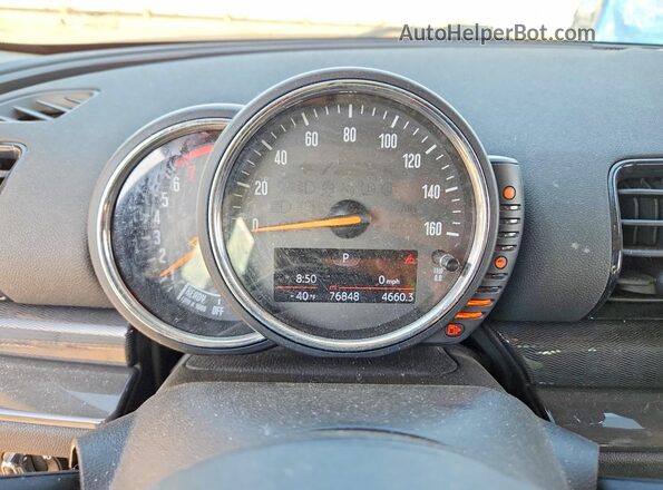 WMWLN5C55H2E32909 2017 MINI COOPER Cream Instrument cluster view