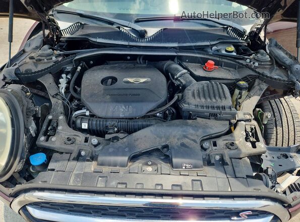 WMWLN9C3XH2E49727 2017 MINI COOPER Бордовый Вид задней части салона