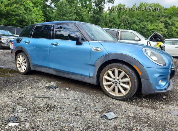 WMWLN9C54J2E50802 2018 MINI COOPER Синий Передняя правая четверть