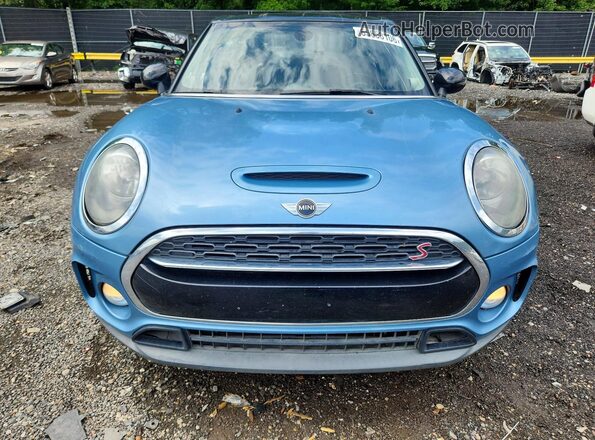 WMWLN9C54J2E50802 2018 MINI COOPER Синий Вид спереди