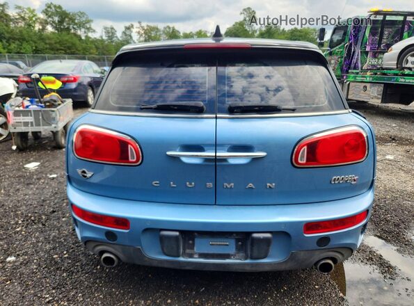 WMWLN9C54J2E50802 2018 MINI COOPER Синий Вид сзади