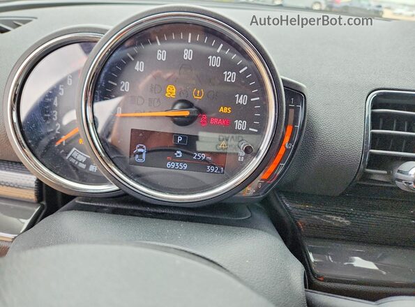 WMWLN9C56J2E50994 2018 MINI COOPER Gray Սարքավորումների վահանակի տեսք