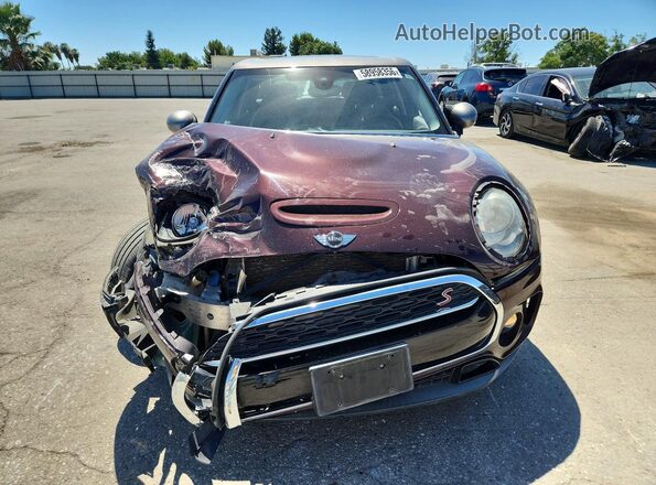 WMWLN9C57K2H60119 2019 MINI COOPER Burgundy Widok z przodu