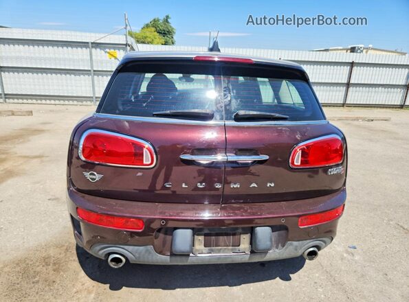 WMWLN9C57K2H60119 2019 MINI COOPER Burgundy Widok z tyłu