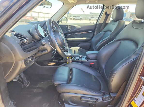 WMWLN9C57K2H60119 2019 MINI COOPER Burgundy Widok wnętrza z przodu