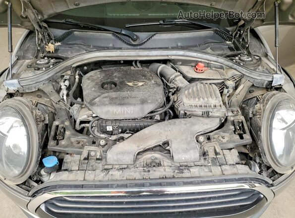 WMWLU1C32H2F28569 2017 MINI COOPER Серебряный Вид задней части салона