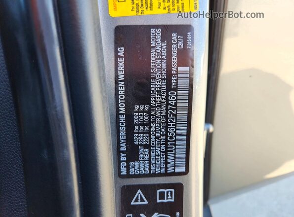 WMWLU1C56H2F27460 2017 MINI COOPER Gray Widok komory silnika