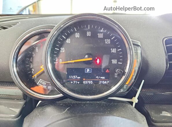 WMWLU5C52J2G03432 2018 MINI COOPER Синий Вид щитка приборов