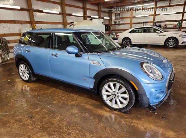WMWLU5C52J2G03432 2018 MINI COOPER Синий Передняя правая четверть