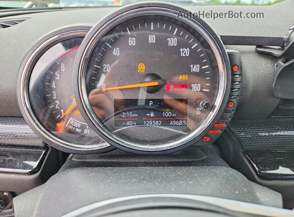 WMWLU5C56H2E80325 2017 MINI COOPER Green Instrument cluster view