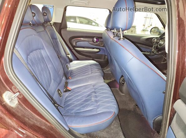 WMWLU5C56H2E80812 2017 MINI COOPER Maroon Rear seats view