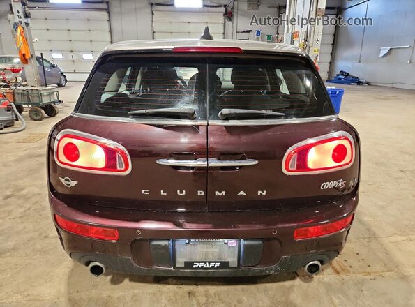 WMWLU5C56H2E80812 2017 MINI COOPER Maroon Rear view