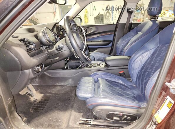 WMWLU5C56H2E80812 2017 MINI COOPER Maroon Front interior view