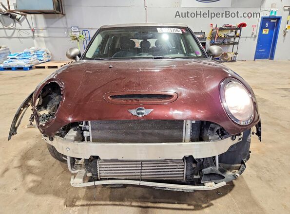 WMWLU5C56H2E80812 2017 MINI COOPER Maroon Front view