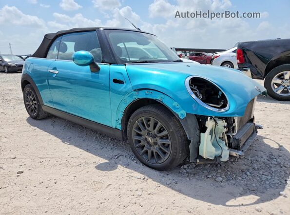 WMWWG5C53K3H08495 2019 MINI COOPER Blue Delantero derecho
