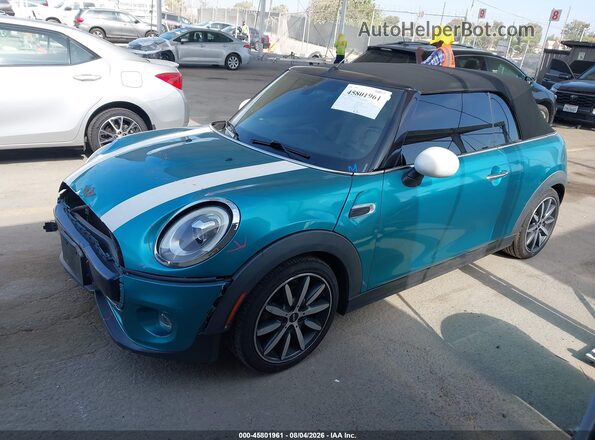 WMWWG5C55G3C18924 2016 MINI CONVERTIBLE Turquoise Vista tres cuartos delantera izquierda
