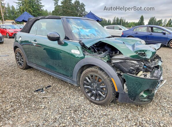 WMWWG9C36H3D22474 2017 MINI COOPER Зеленый Передняя правая четверть