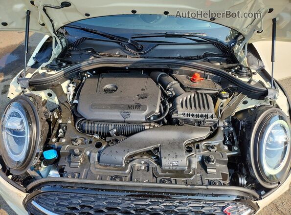 WMWXJ1C02M2P46020 2021 MINI COOPER Beige უკანა სალონის ხედი