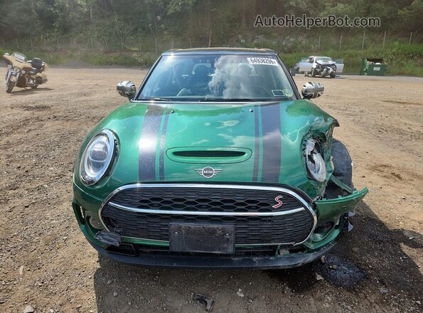 WMWXJ1C04L2L48757 2020 MINI COOPER Green Front view