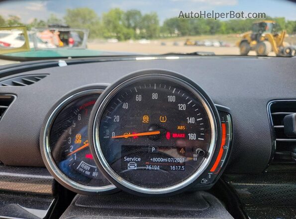 WMWXJ1C04L2L48757 2020 MINI COOPER Green Instrument cluster view