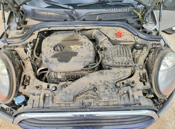 WMWXP5C3XH2F61447 2017 MINI COOPER Серый Вид задней части салона