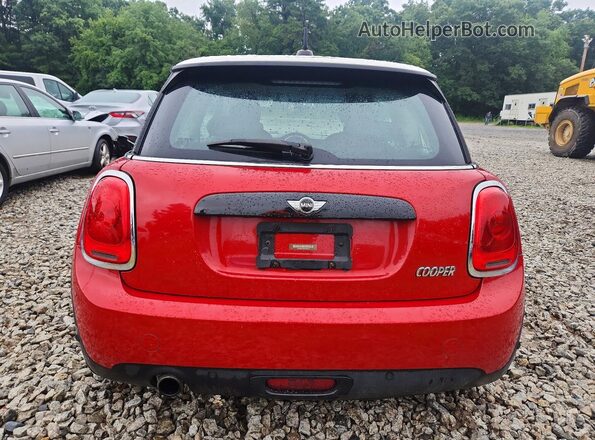 WMWXP5C59G3B76018 2016 MINI COOPER Red უკანა ხედი