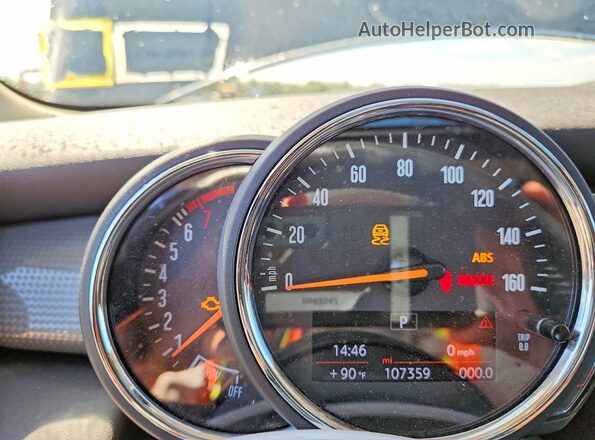 WMWXP5C5XK2H97556 2019 MINI COOPER Black ხელსაწყოთა პანელის ხედი