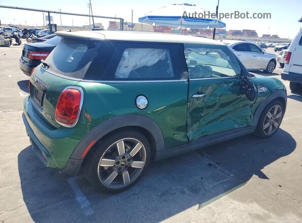 WMWXP7C51K2L14593 2019 MINI COOPER Зеленый Задняя правая четверть