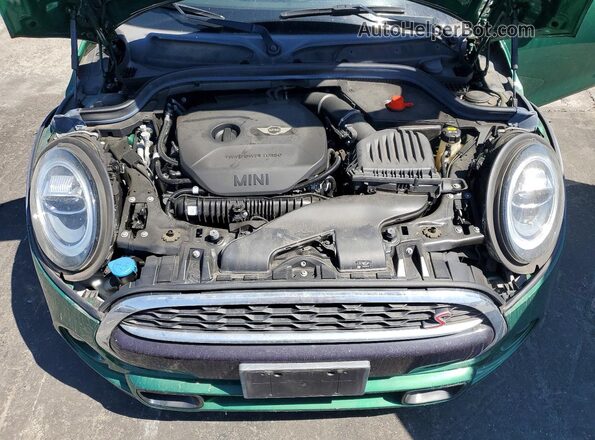 WMWXP7C51K2L14593 2019 MINI COOPER Зеленый Вид задней части салона