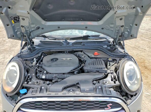 WMWXP7C52J2C61906 2018 MINI COOPER Серый Вид задней части салона