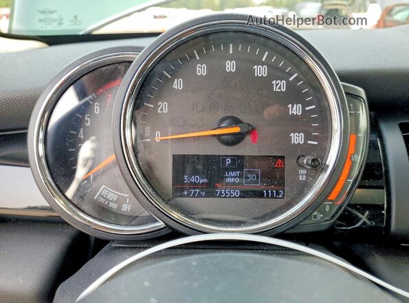 WMWXP7C52K2A51923 2019 MINI COOPER Green ხელსაწყოთა პანელის ხედი