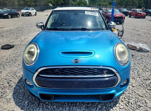 WMWXP7C57G2A42948 2016 MINI COOPER Blue Front view
