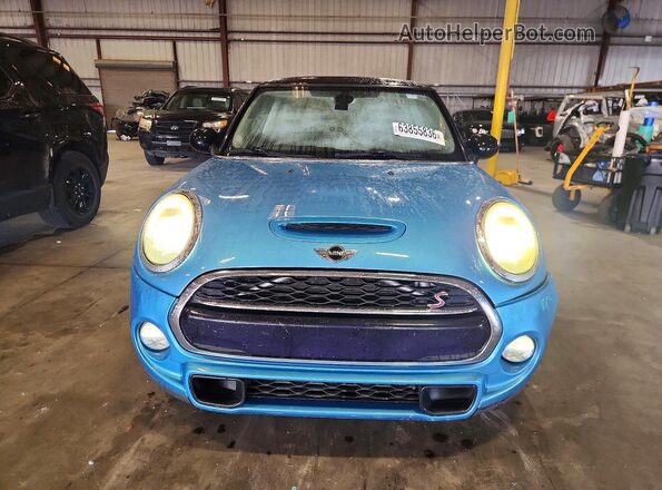 WMWXP7C58H2A45424 2017 MINI COOPER Blue წინა ხედი