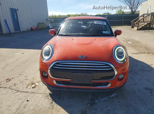 WMWXR3C08M2N75889 2021 MINI COOPER Orange Front view