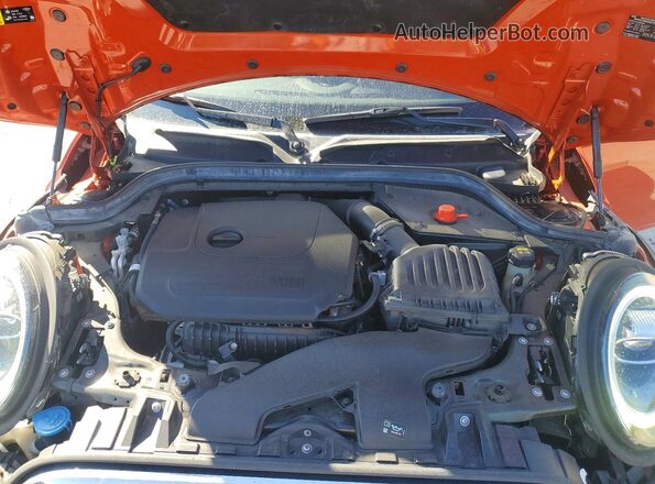 WMWXR3C08M2N75889 2021 MINI COOPER Orange Rear interior view