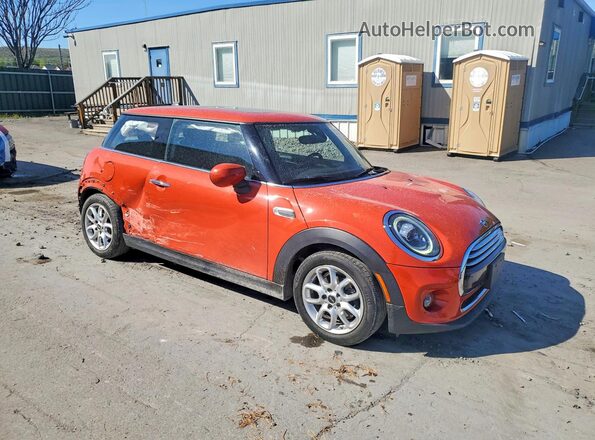 WMWXR3C08M2N75889 2021 MINI COOPER Orange Front right
