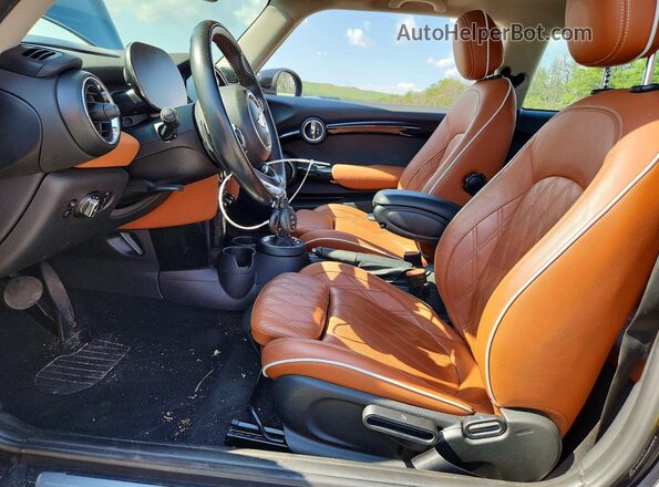 WMWXR5C05M2N11675 2021 MINI COOPER Blue Vista interior delantera