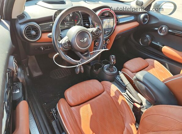 WMWXR5C05M2N11675 2021 MINI COOPER Blue Vista del salpicadero