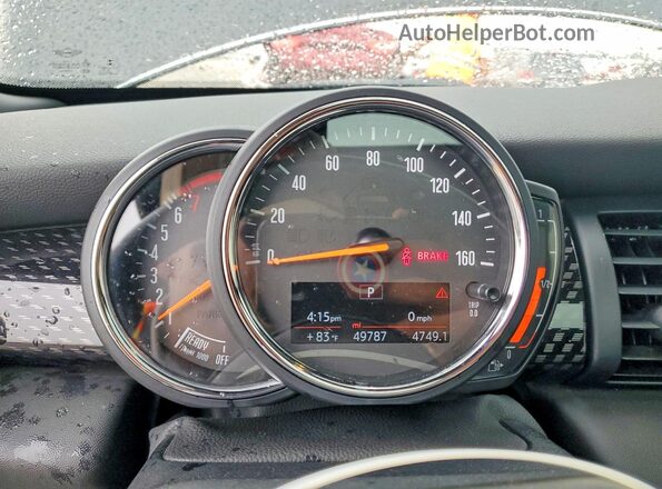 WMWXR5C07L2L65858 2020 MINI COOPER Black Vista del cuadro de instrumentos